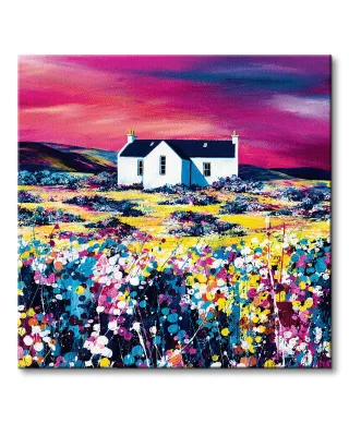 A Sky Of Pink - obraz na płótnie