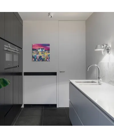 A Sky Of Pink - obraz na płótnie