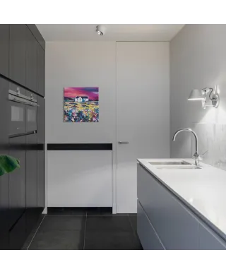 A Sky Of Pink - obraz na płótnie