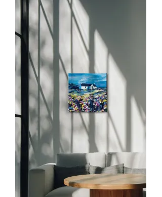 Blue Rig - obraz na płótnie