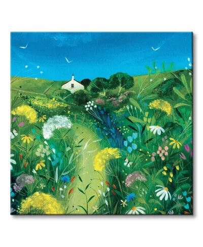 Meadow Cottage - obraz na płótnie