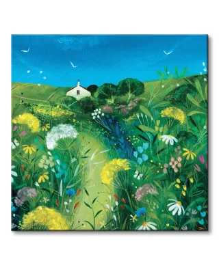 Meadow Cottage - obraz na płótnie