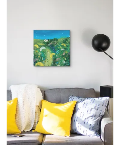 Meadow Cottage - obraz na płótnie