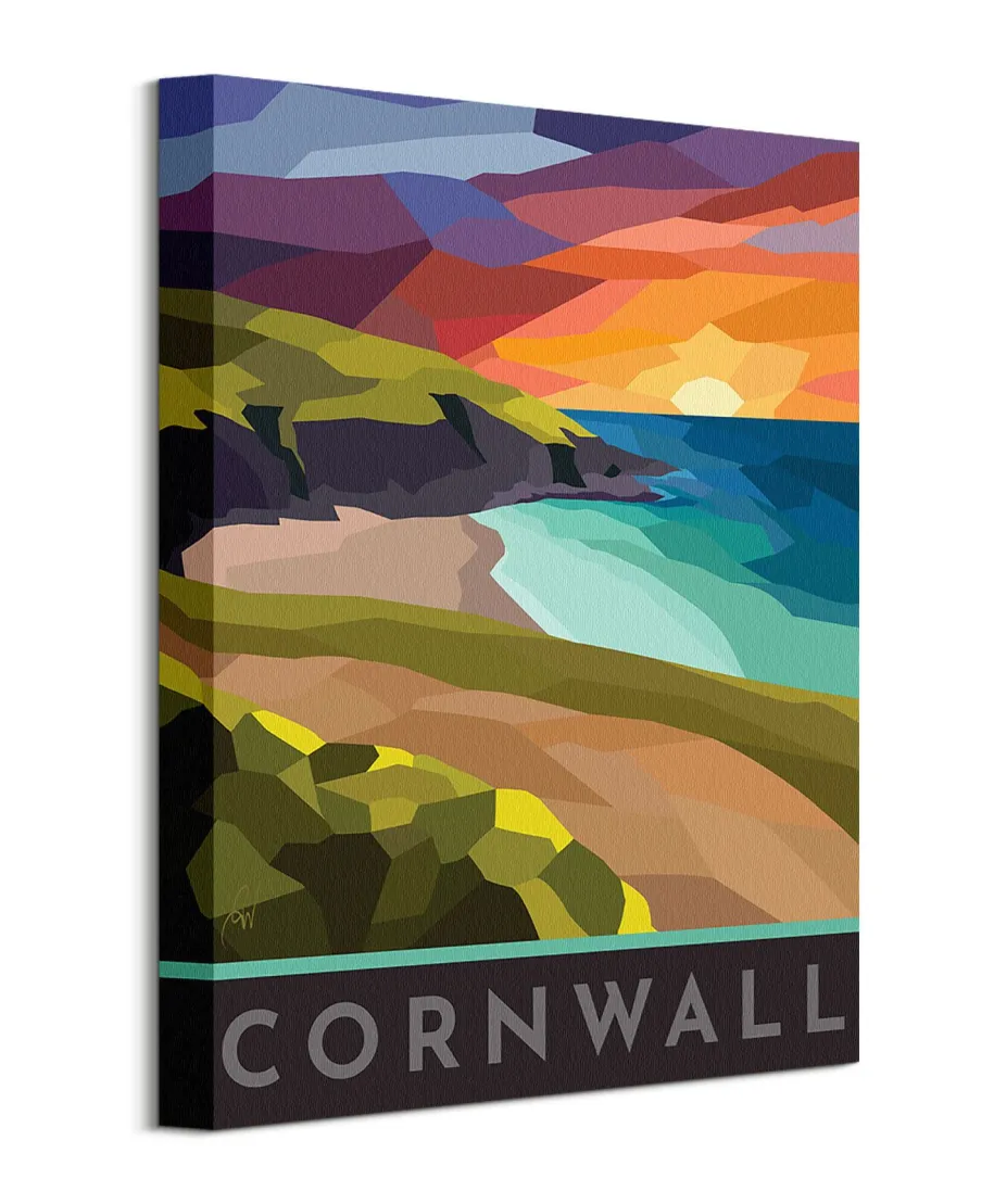 Cornwall Stained Glass - obraz na płótnie