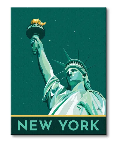 New York Liberty - obraz na płótnie