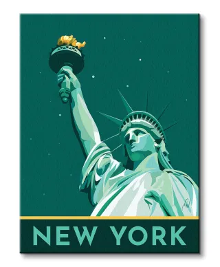 New York Liberty - obraz na płótnie