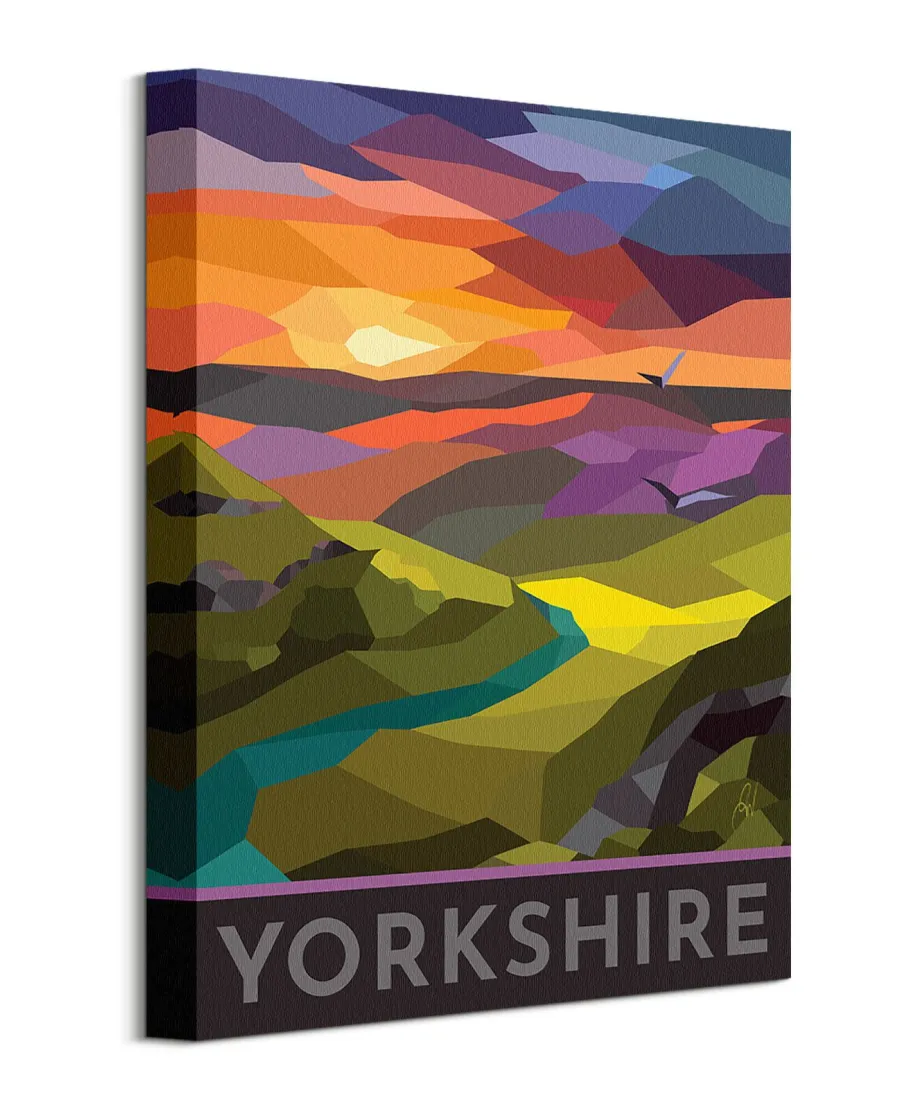 Yorkshire Stained Glass - obraz na płótnie