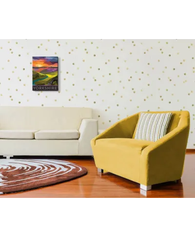 Yorkshire Stained Glass - obraz na płótnie