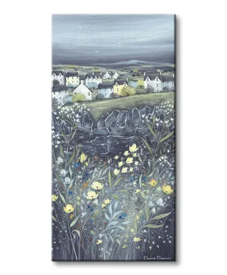 Chalkboard Hills I - obraz na płótnie