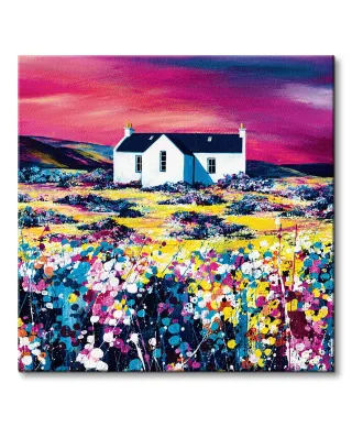 A Sky Of Pink - obraz na płótnie