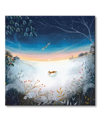 A Winter Dawn - obraz na płótnie