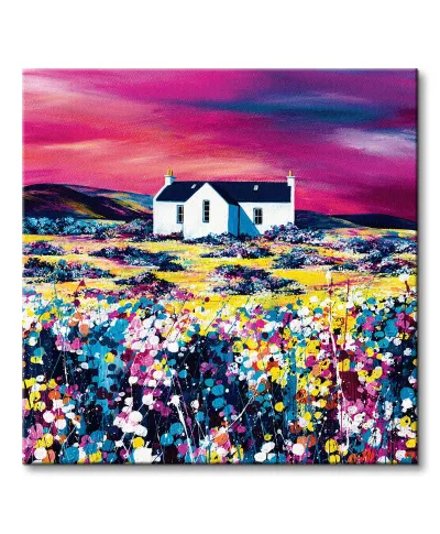 A Sky Of Pink - obraz na płótnie