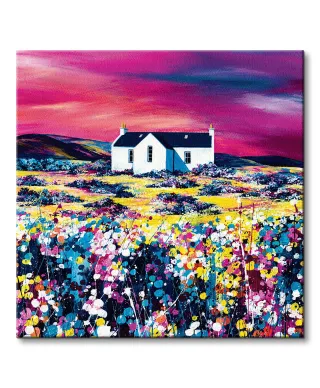 A Sky Of Pink - obraz na płótnie