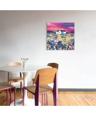 A Sky Of Pink - obraz na płótnie