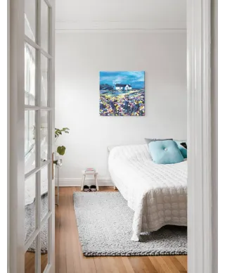 Blue Rig - obraz na płótnie