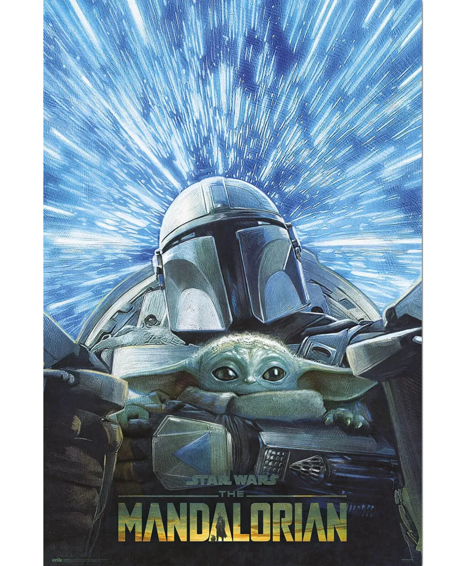 Star Wars The Mandalorian Hyperspace - plakat