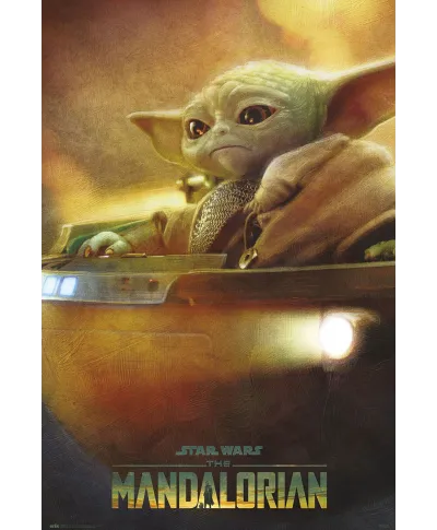 Star Wars The Mandalorian Grogu - plakat