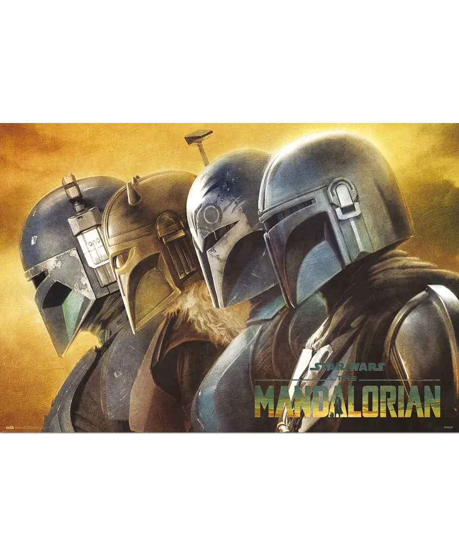 Star Wars The Mandalorian Mandalorians - plakat