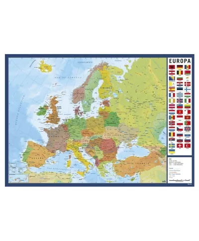 Mapa Europy - podkładka na biurko