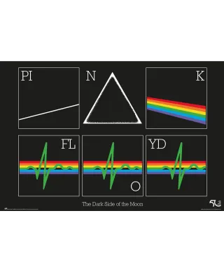 Pink Floyd The Dark Side Of The Moon - plakat