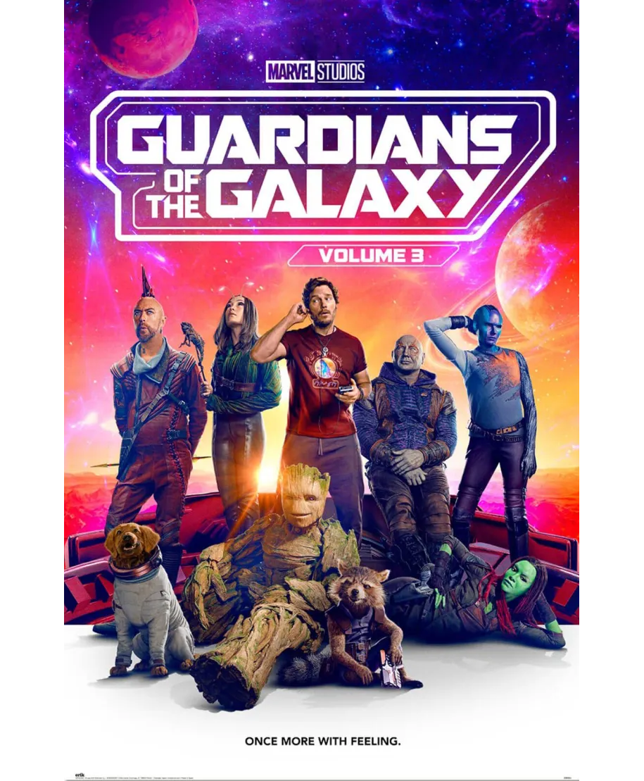 Guardians of the Galaxy Vol 3 Once More With Feeling - plakat