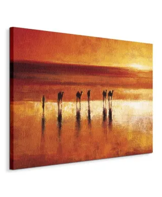 Camel Crossing - Obraz na płótnie