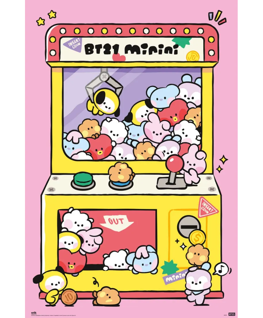 BT21 Arcade Machine - plakat