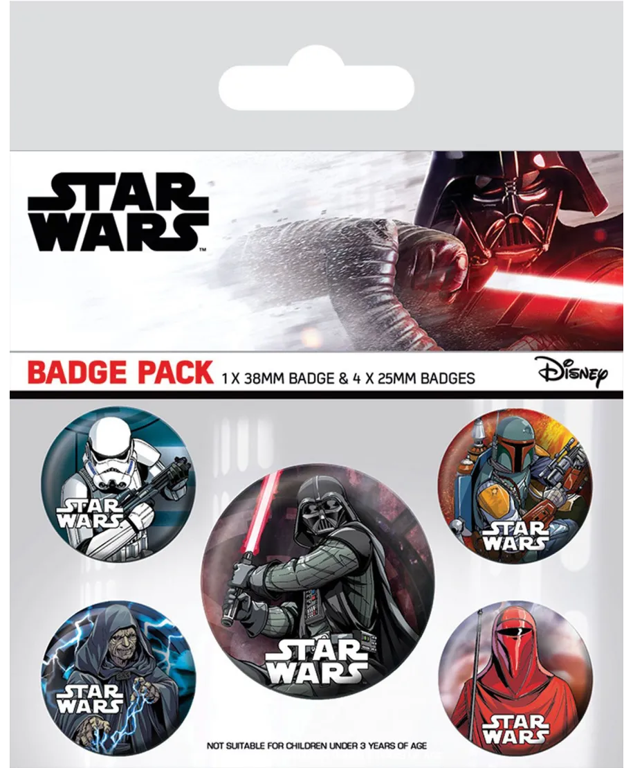 Star Wars Dark Side - przypinki