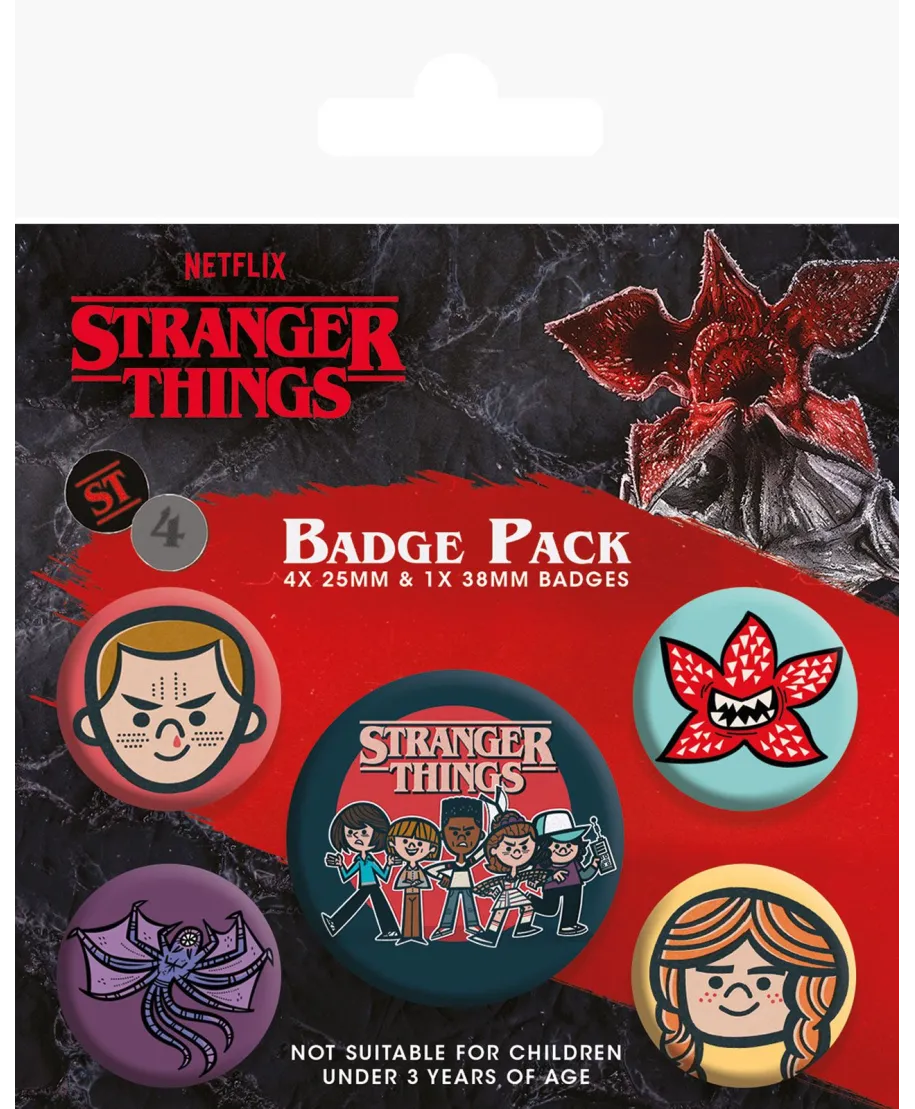 Stranger Things 4 - przypinki