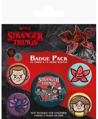 Stranger Things 4 - przypinki