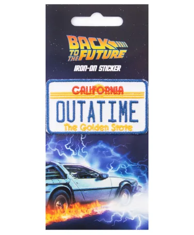 Back To The Future License Plate - naprasowanka