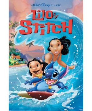 Lilo and Stitch Wave Surf - plakat