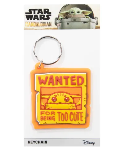 Star Wars The Mandalorian Grougu Wanted - brelok