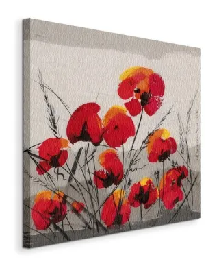 Multiple Poppies - Obraz na płótnie