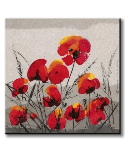 Multiple Poppies - Obraz na płótnie