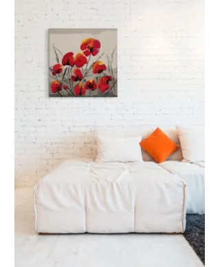 Multiple Poppies - Obraz na płótnie