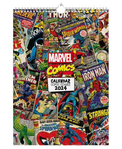 Marvel Comic Covers - kalendarz A3 na 2024 rok