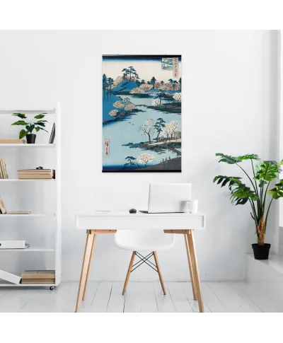 Cherry Blossom Near The Hachiman Shrine - plakat