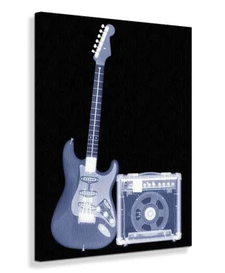 Plug in... Tune Up... Rock out - Obraz na płótnie