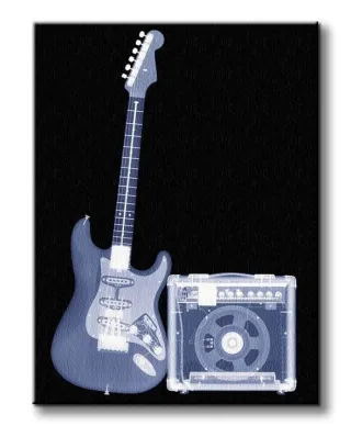 Plug in... Tune Up... Rock out - Obraz na płótnie