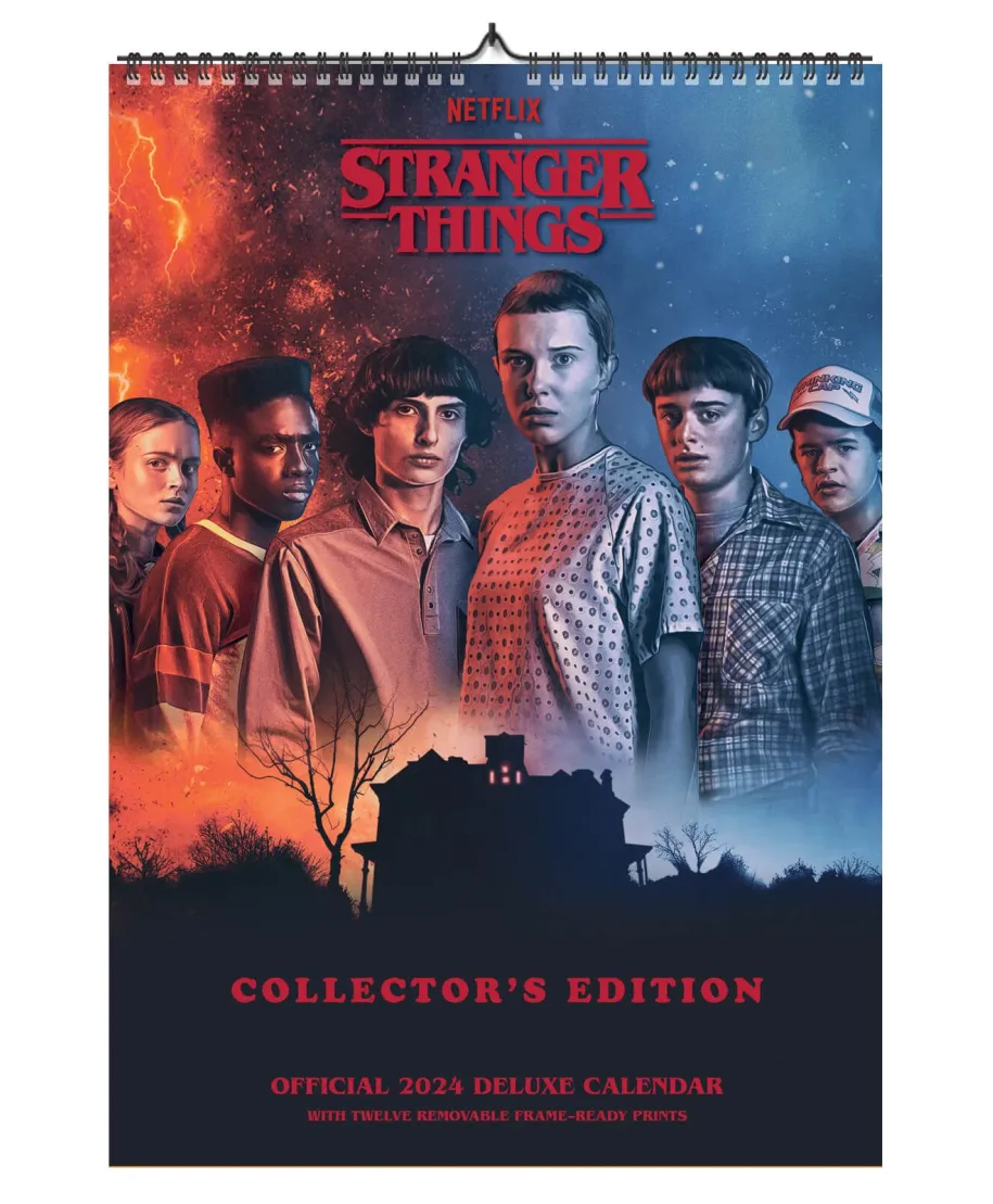 Stranger Things Deluxe - kalendarz A3 na 2024 rok