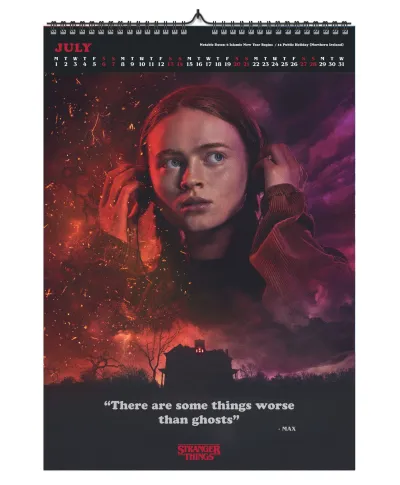 Stranger Things Deluxe - kalendarz A3 na 2024 rok