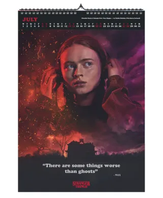 Stranger Things Deluxe - kalendarz A3 na 2024 rok