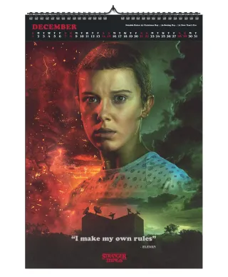 Stranger Things Deluxe - kalendarz A3 na 2024 rok