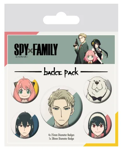 Spy X Family - przypinki