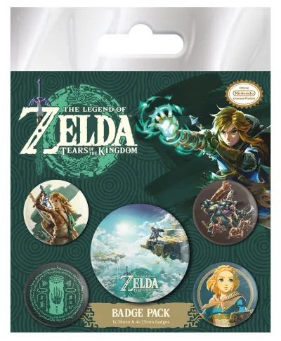 The Legend Of Zelda Tears Of The Kingdom - przypinki
