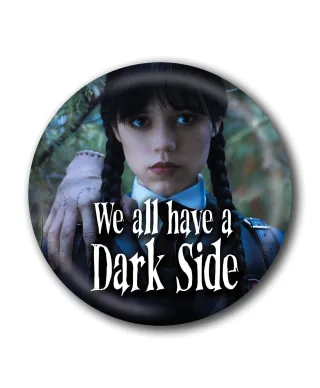 Wednesday Dark Side - przypinka