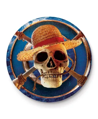 One Piece Straw Hat Logo - przypinka