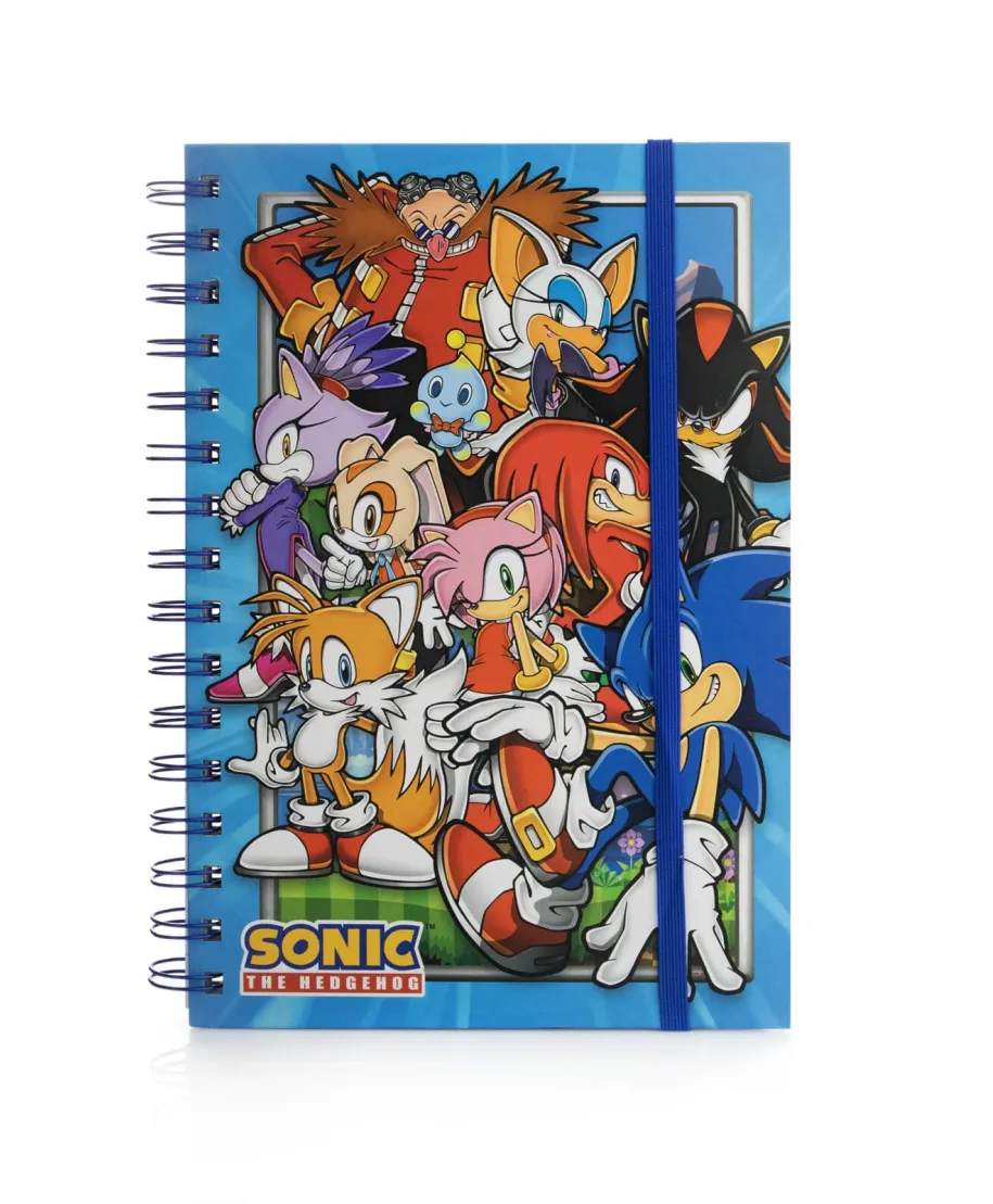 Sonic The Hedgehog Green Hill Zone Gang - notes A5 kołozeszyt