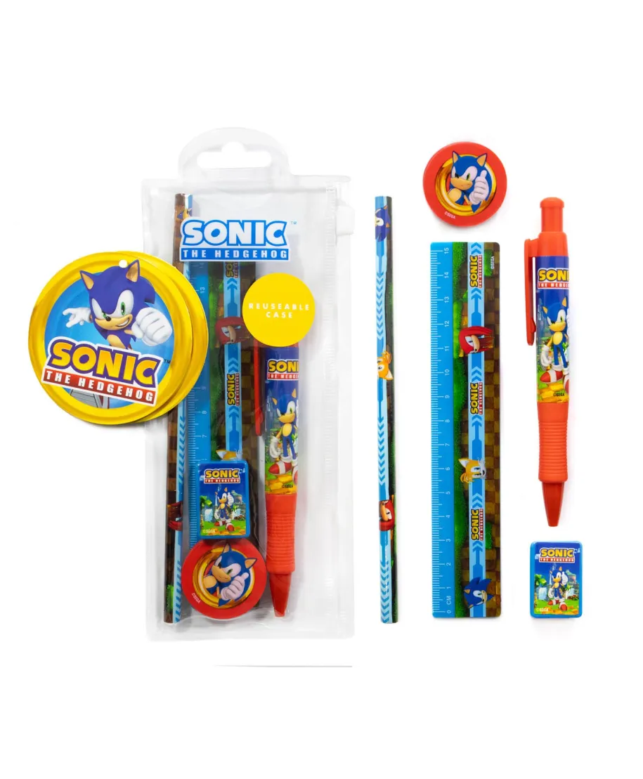 Sonic The Hedgehog Golden Rings - przybory szkolne